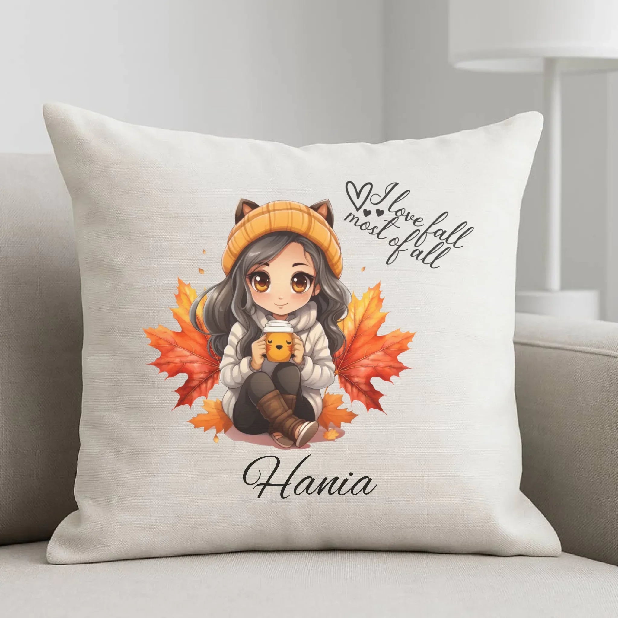 Poduszka jesieniara - Anime - personalizowana JS06 - StoryCups.pl