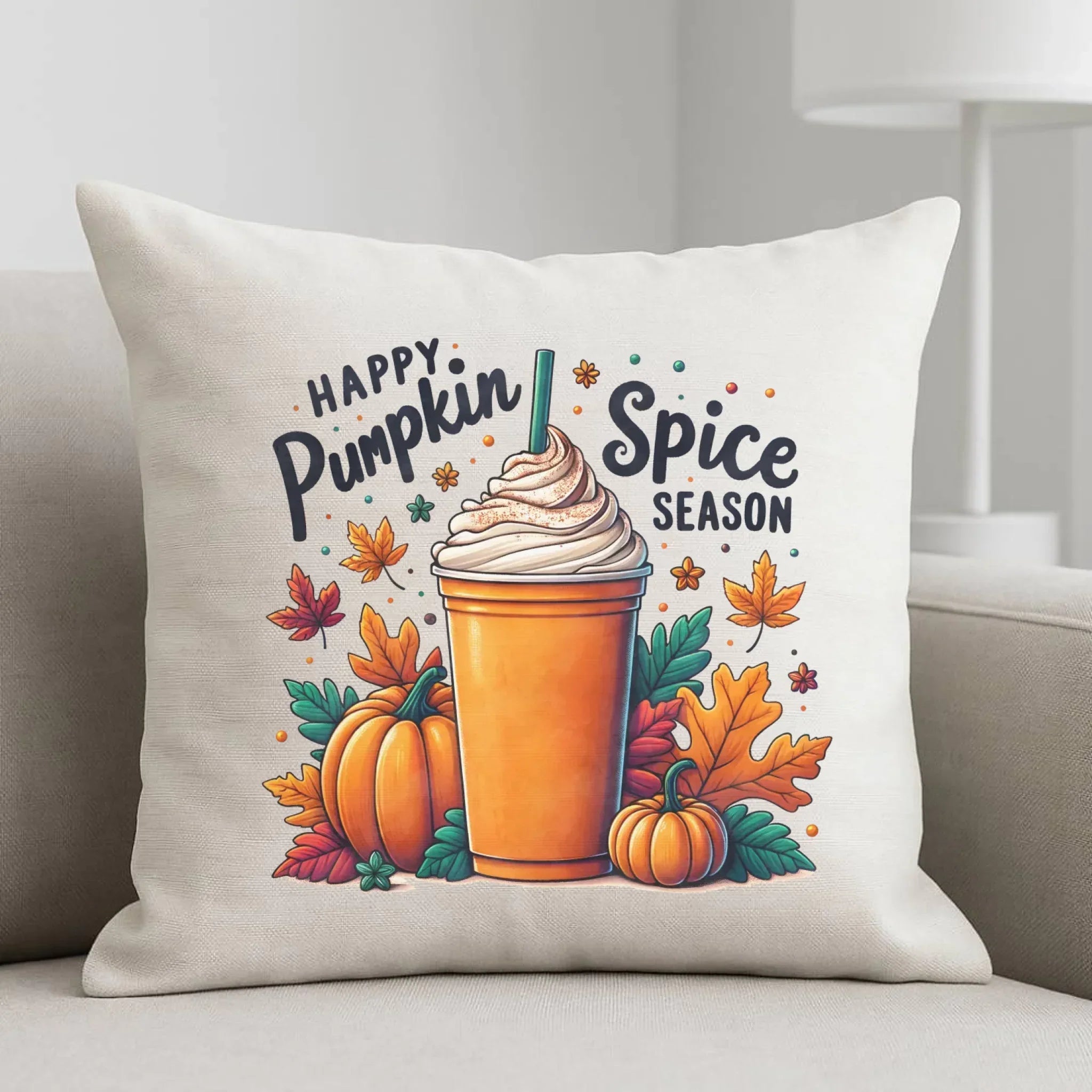 Poduszka jesienna - Pumpkin Spice - kawa dyniowa JS02 - StoryCups.pl