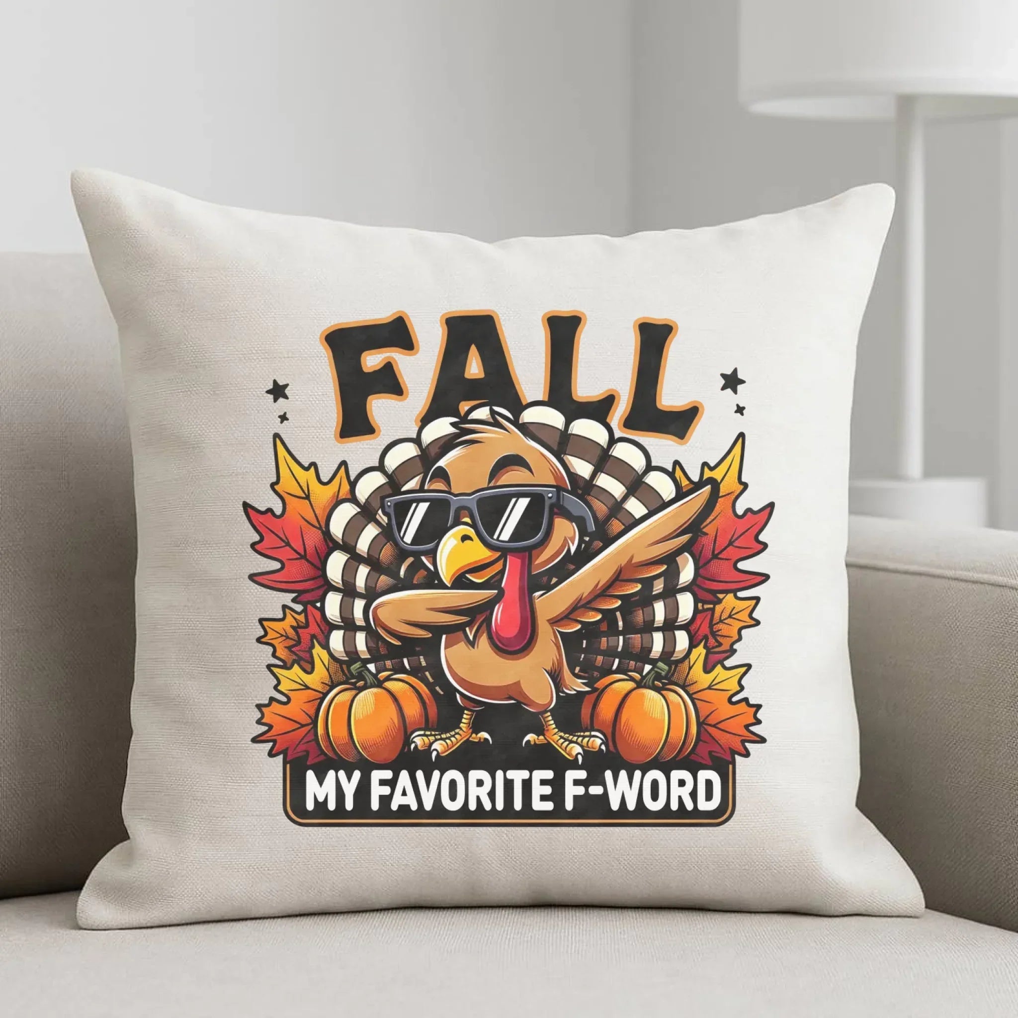 Poduszka jesienna - FALL my favorite F-word JS11 - StoryCups.pl