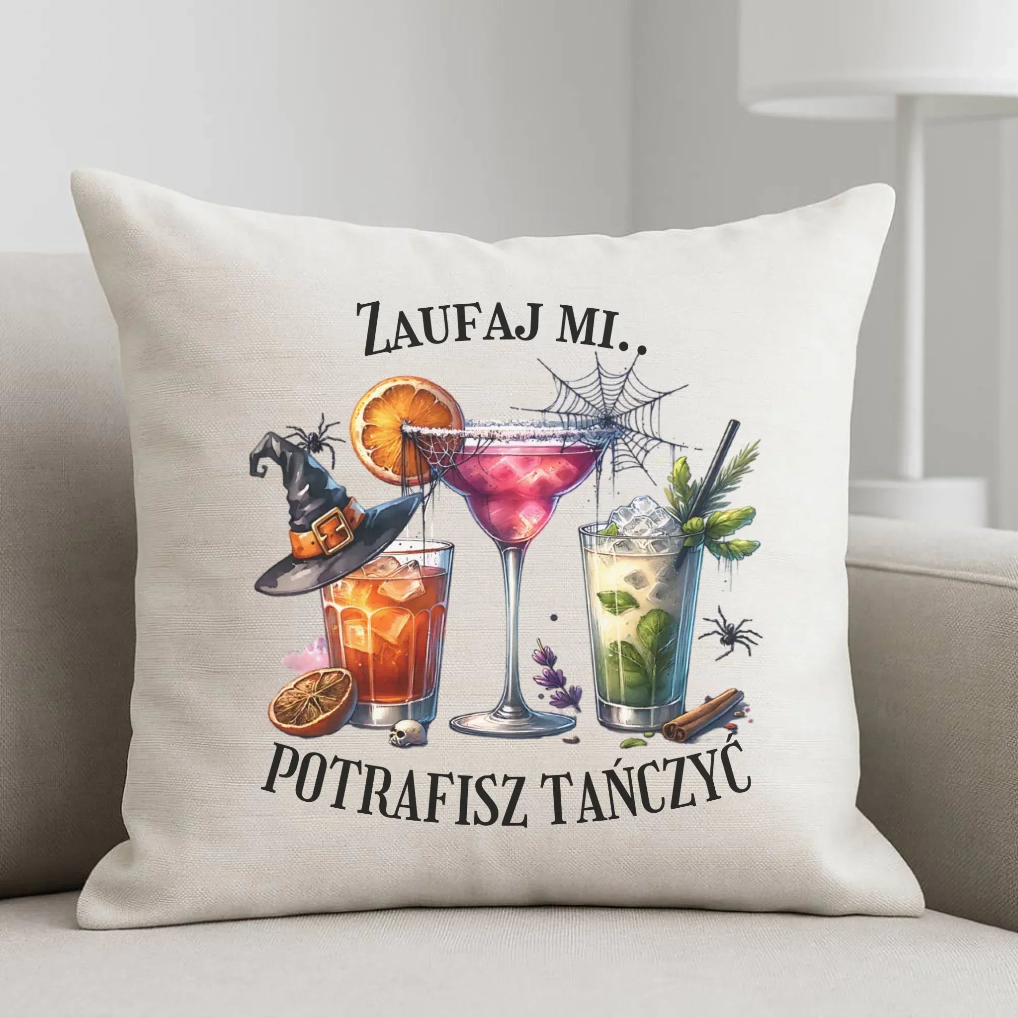 Poduszka na Halloween - Zaufaj mi potrafisz tańczyć HL26 - StoryCups.pl