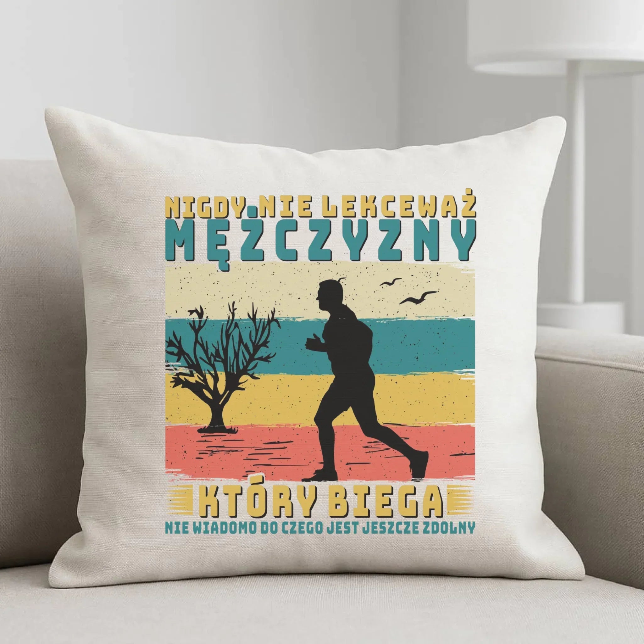 Poduszka dla biegacza - Nigdy nie lekceważ HB03 - StoryCups.pl