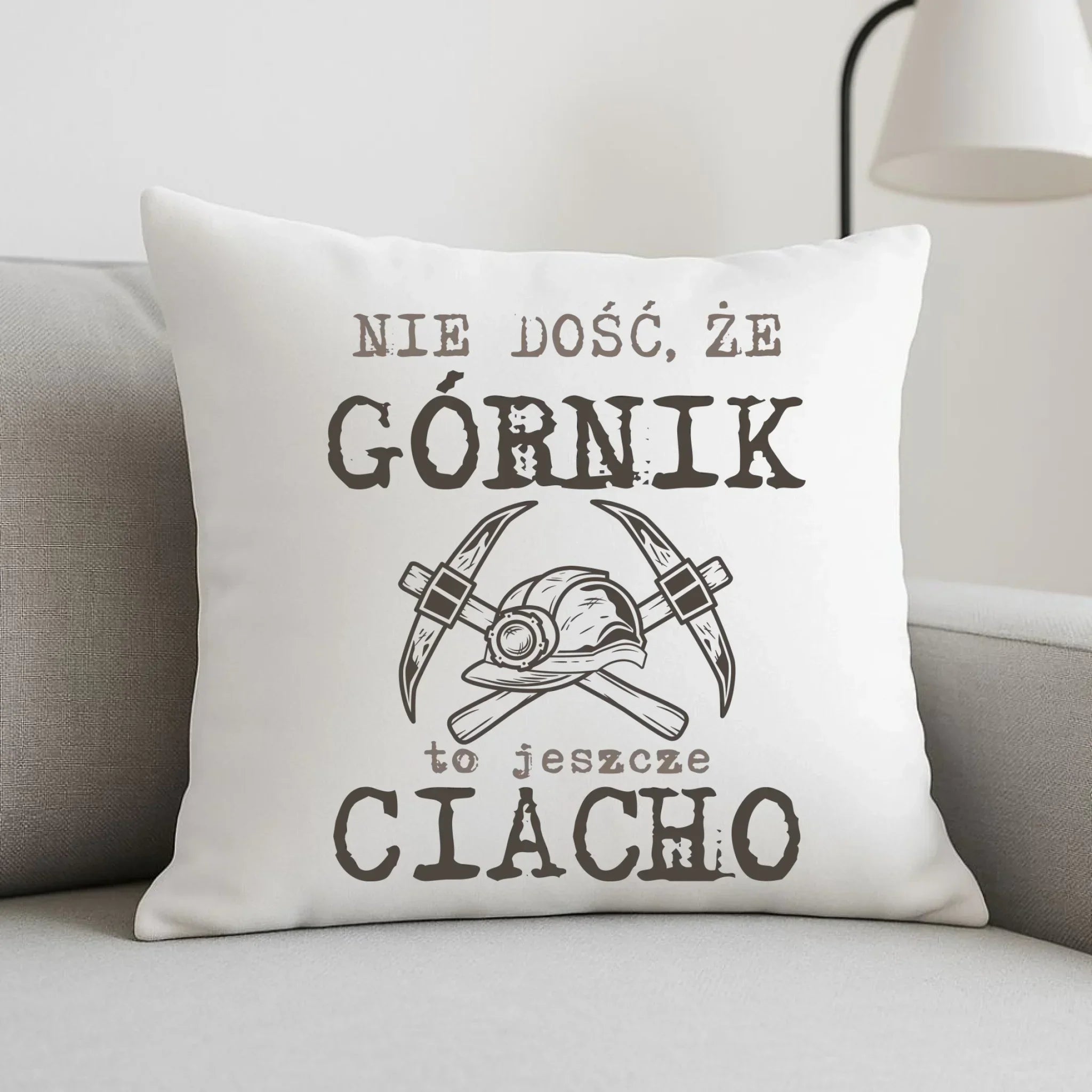 Poduszka - prezent dla górnika - Nie dość, że górnik to jeszcze ciacho G17 - StoryCups.pl