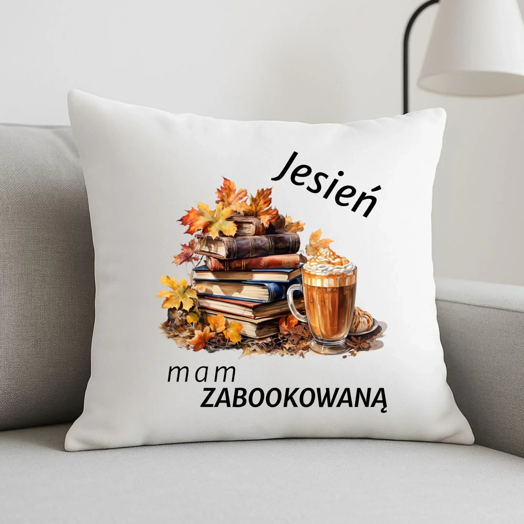 Poduszka jesienna - Jesień mam zabookowaną JS28 - StoryCups.pl