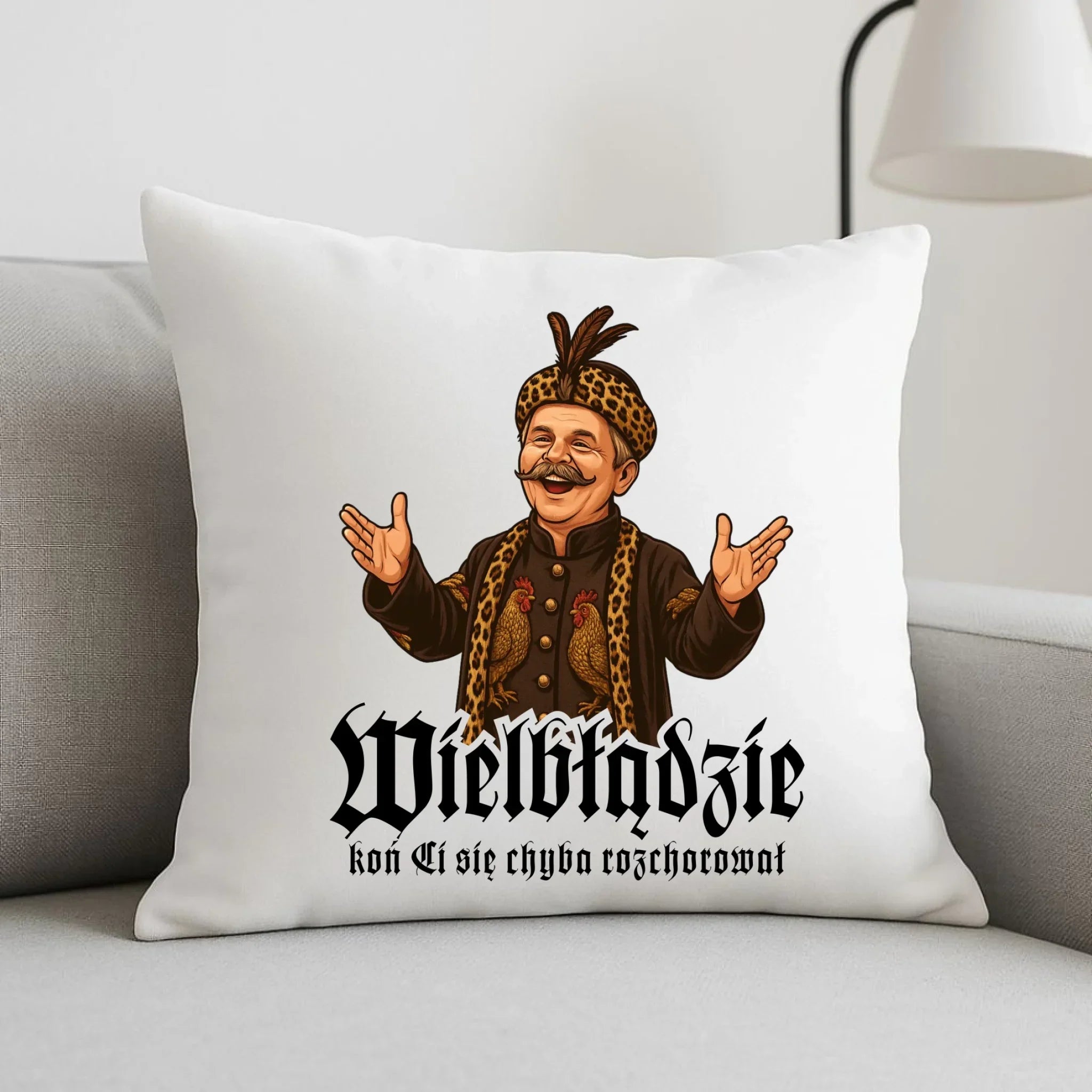 Poduszka - Wielbłądzie, koń Ci się chyba rozchorował - dla fanów serialu 1670 H61 - StoryCups.pl