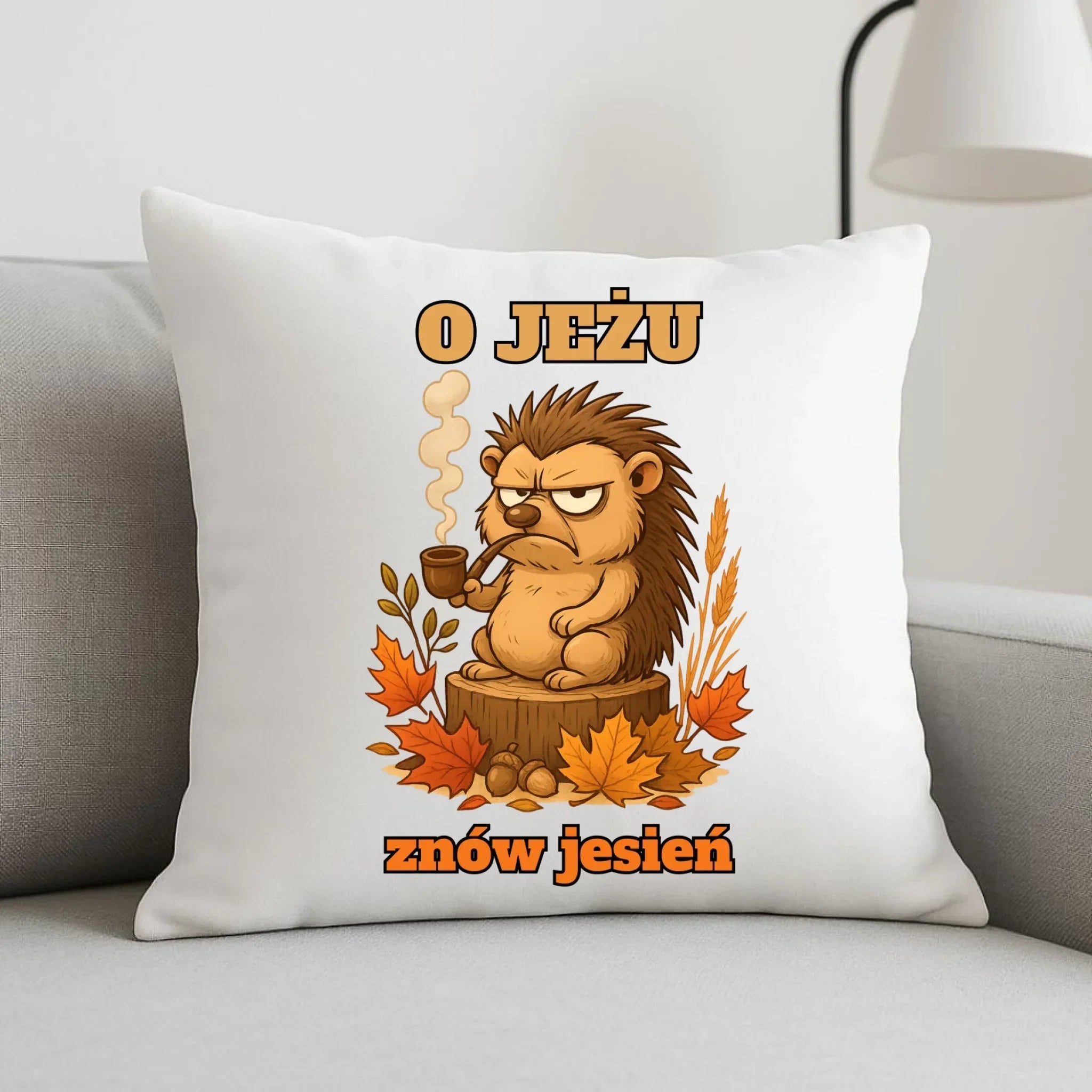 Poduszka jesienna - O jeżu znów jesień JS20 - StoryCups.pl