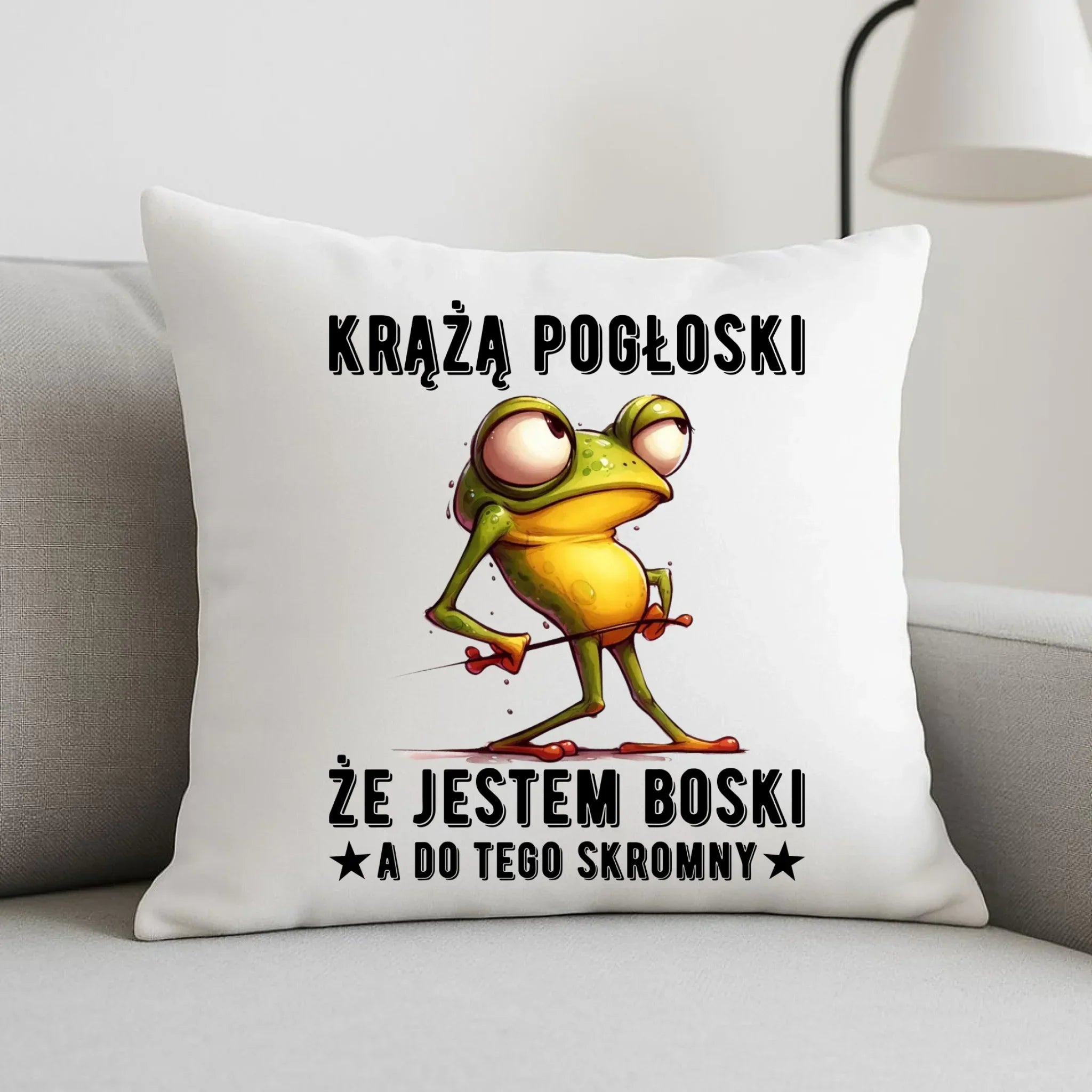 Poduszka - prezent dla chłopaka - Jestem boski DCH15 - StoryCups.pl