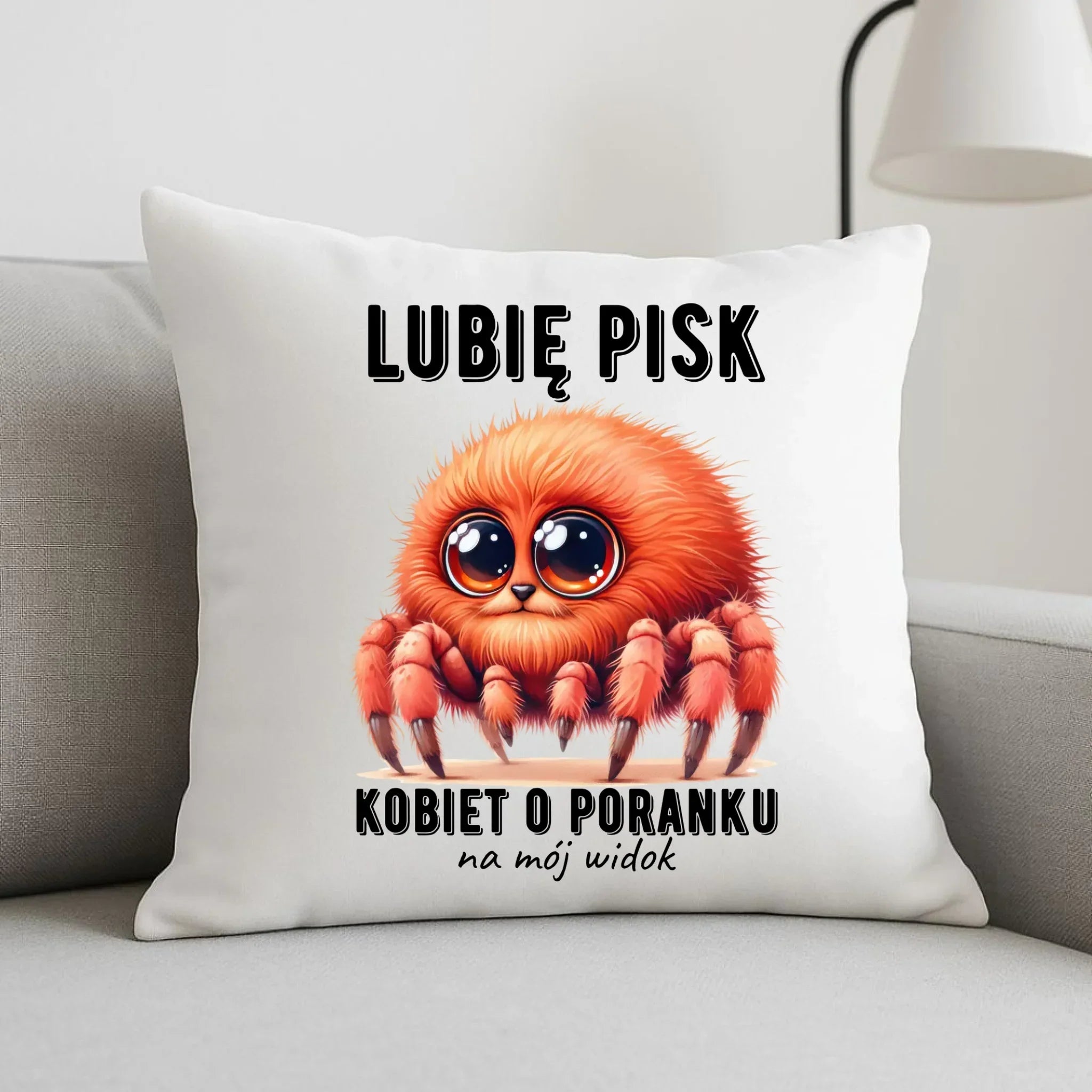 Poduszka - prezent dla chłopaka - Lubię pisk kobiet DCH14 - StoryCups.pl