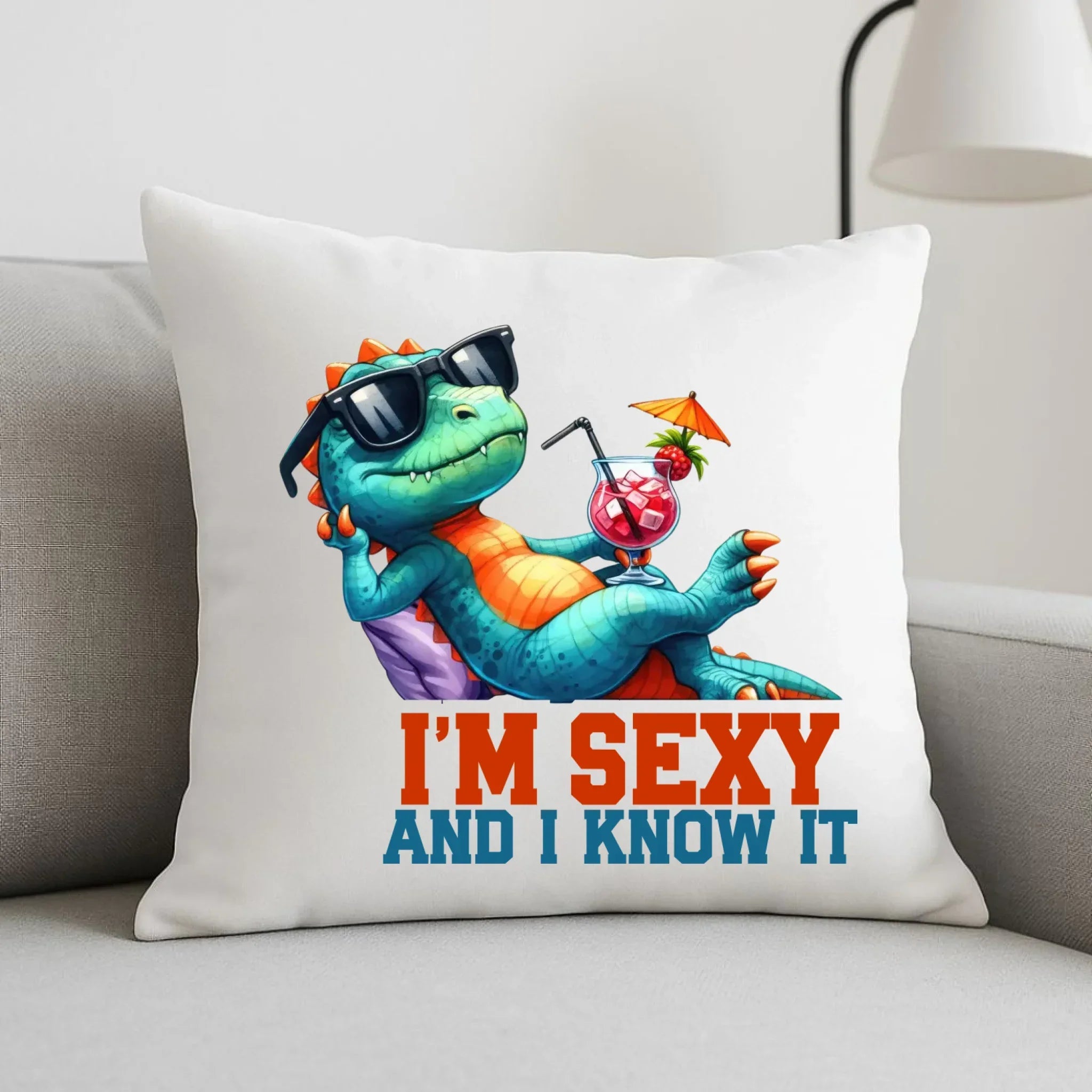 Poduszka - prezent dla chłopaka - I'm sexy - śmieszny nadruk DCH28 - StoryCups.pl