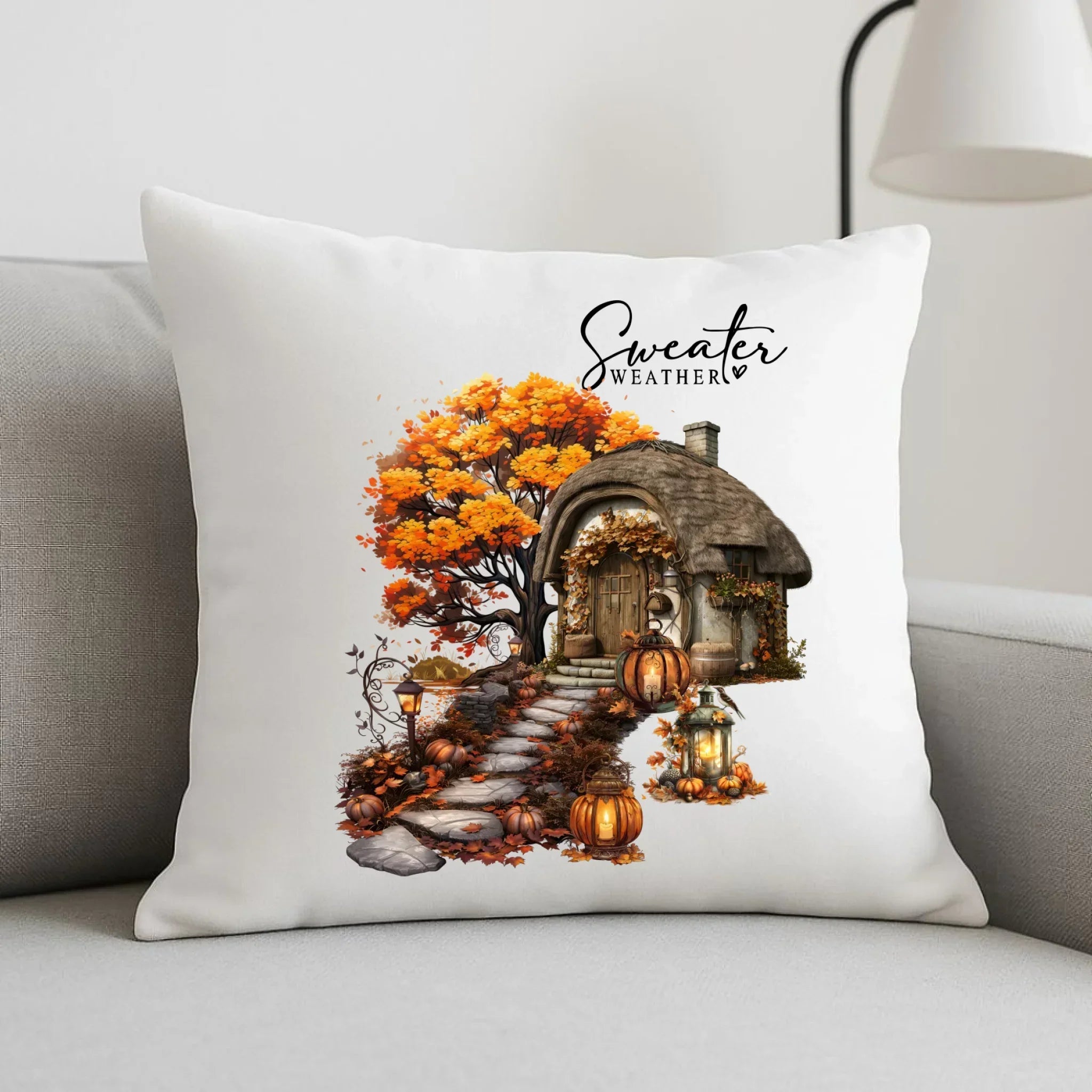 Poduszka jesienna - Sweater weather JS15 - StoryCups.pl