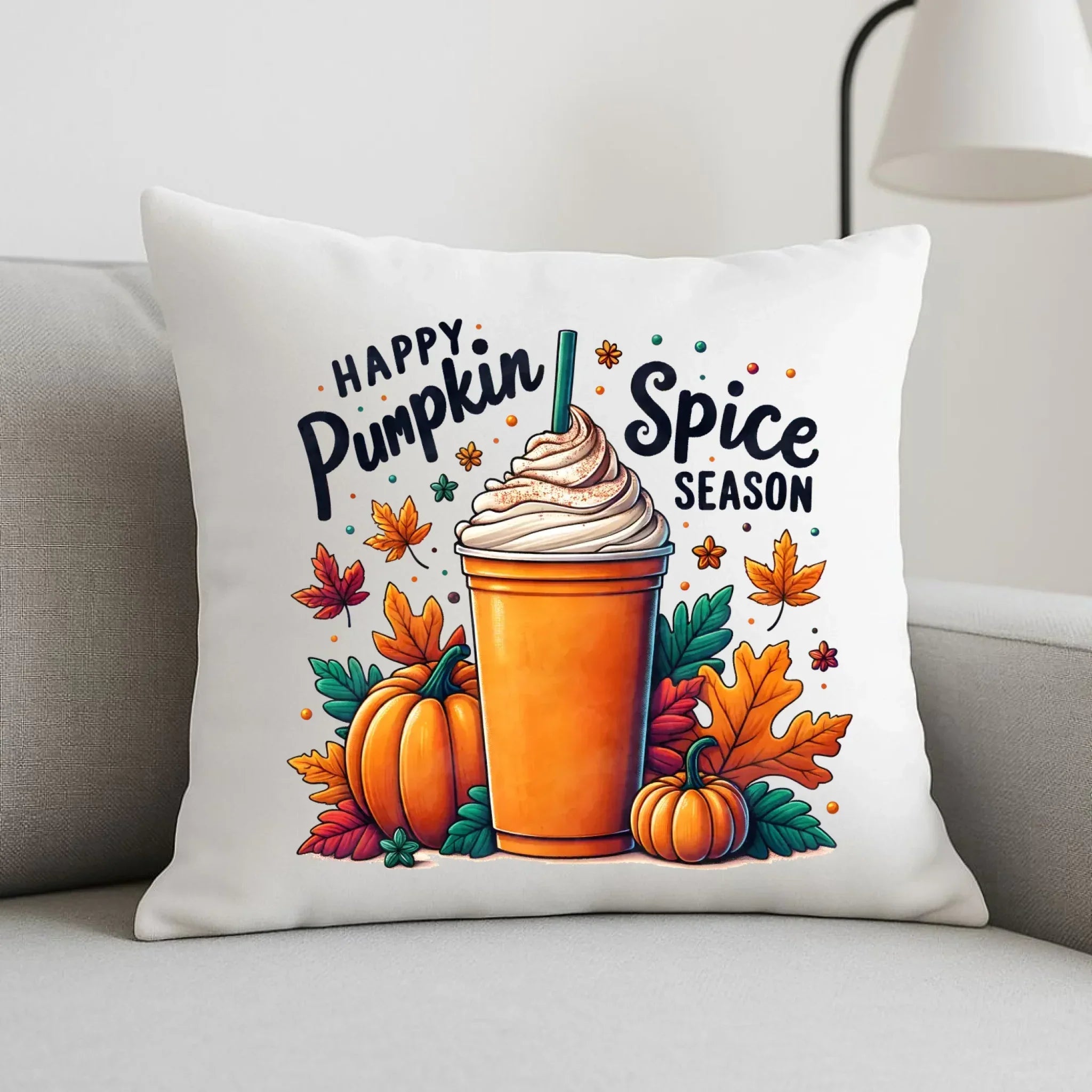 Poduszka jesienna - Pumpkin Spice - kawa dyniowa JS02 - StoryCups.pl