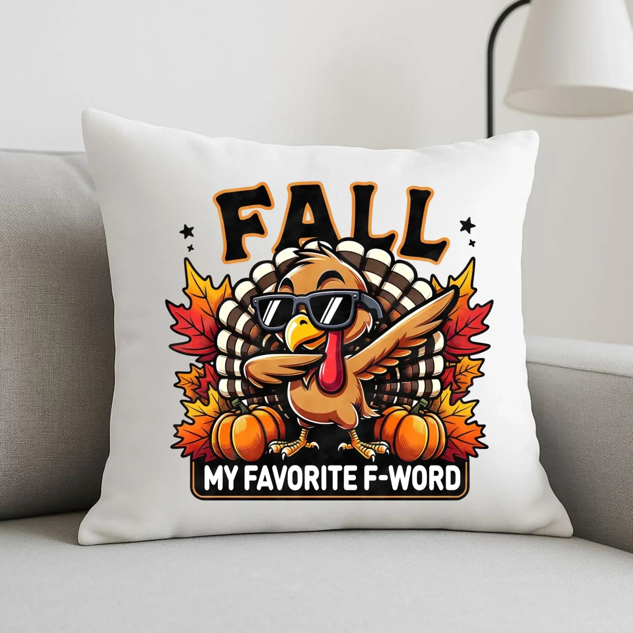 Poduszka jesienna - FALL my favorite F-word JS11 - StoryCups.pl