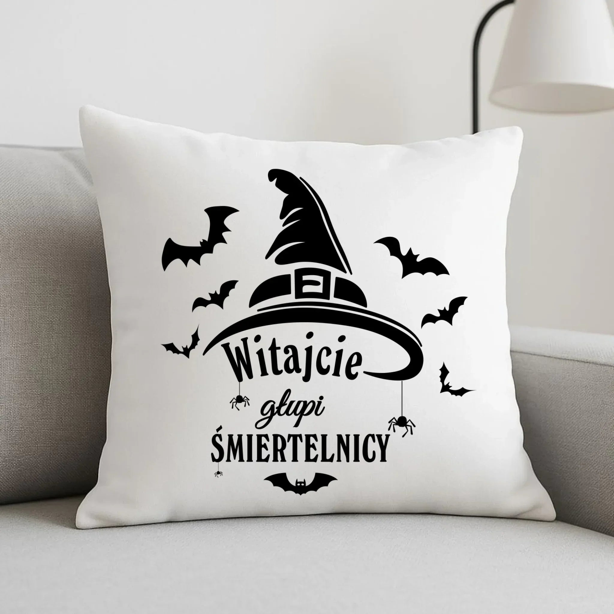 Poduszka na Halloween - Witajcie głupi śmiertelnicy HL23 - StoryCups.pl
