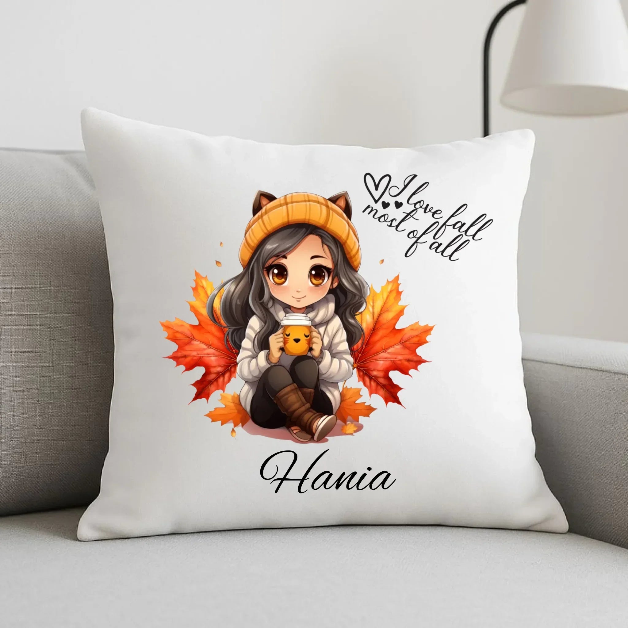 Poduszka jesieniara - Anime - personalizowana JS06 - StoryCups.pl