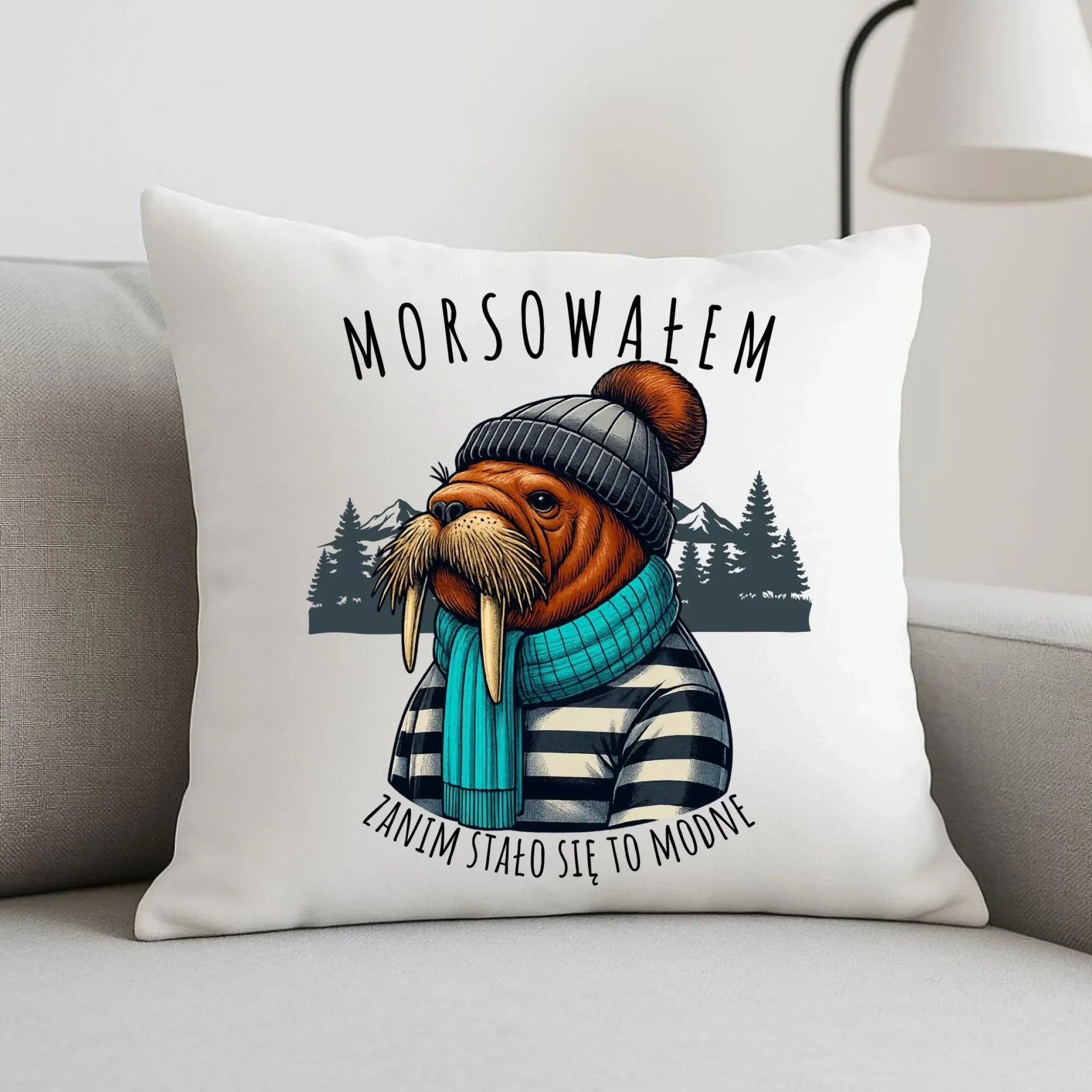 Poduszka - prezent dla morsa - Morsowałem zanim stało się to modne - Mors HM08 - StoryCups.pl