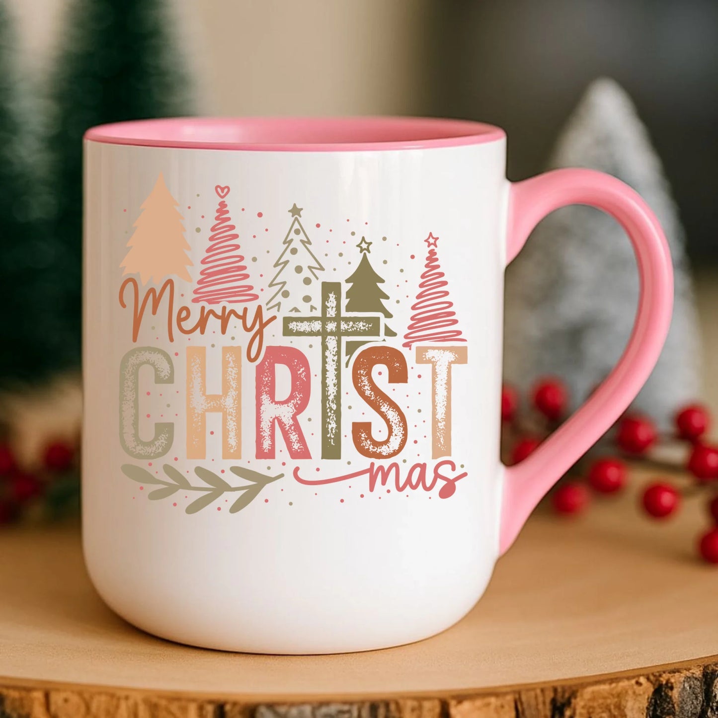 Kubek elegant świąteczny - Merry Christmas BN01