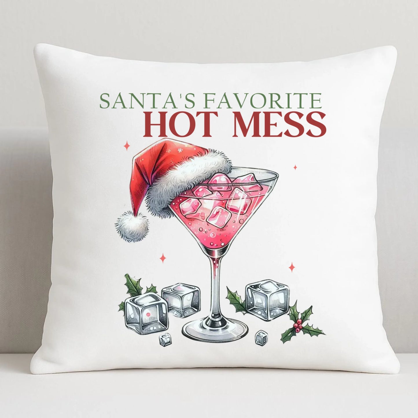 Ulubiony bałagan Mikołaja | Świąteczna poduszka BN75 - StoryCups.pl