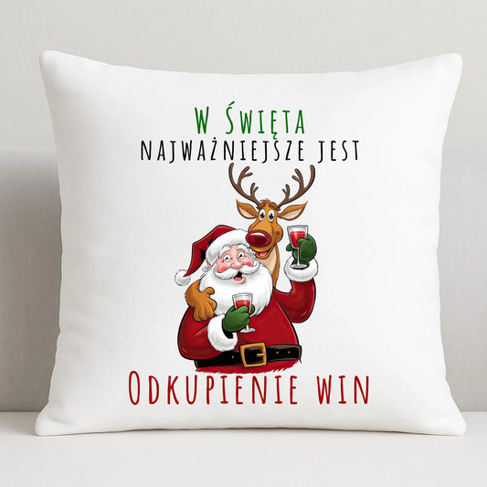 Odkupienie win | Świąteczna poduszka BN73 - StoryCups.pl
