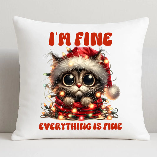 Wszystko jest w porządku | Świąteczna poduszka BN67 - StoryCups.pl