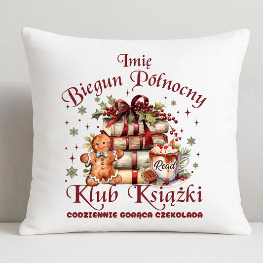 Klub Książki z Bieguna Północnego | Świąteczna poduszka BN79