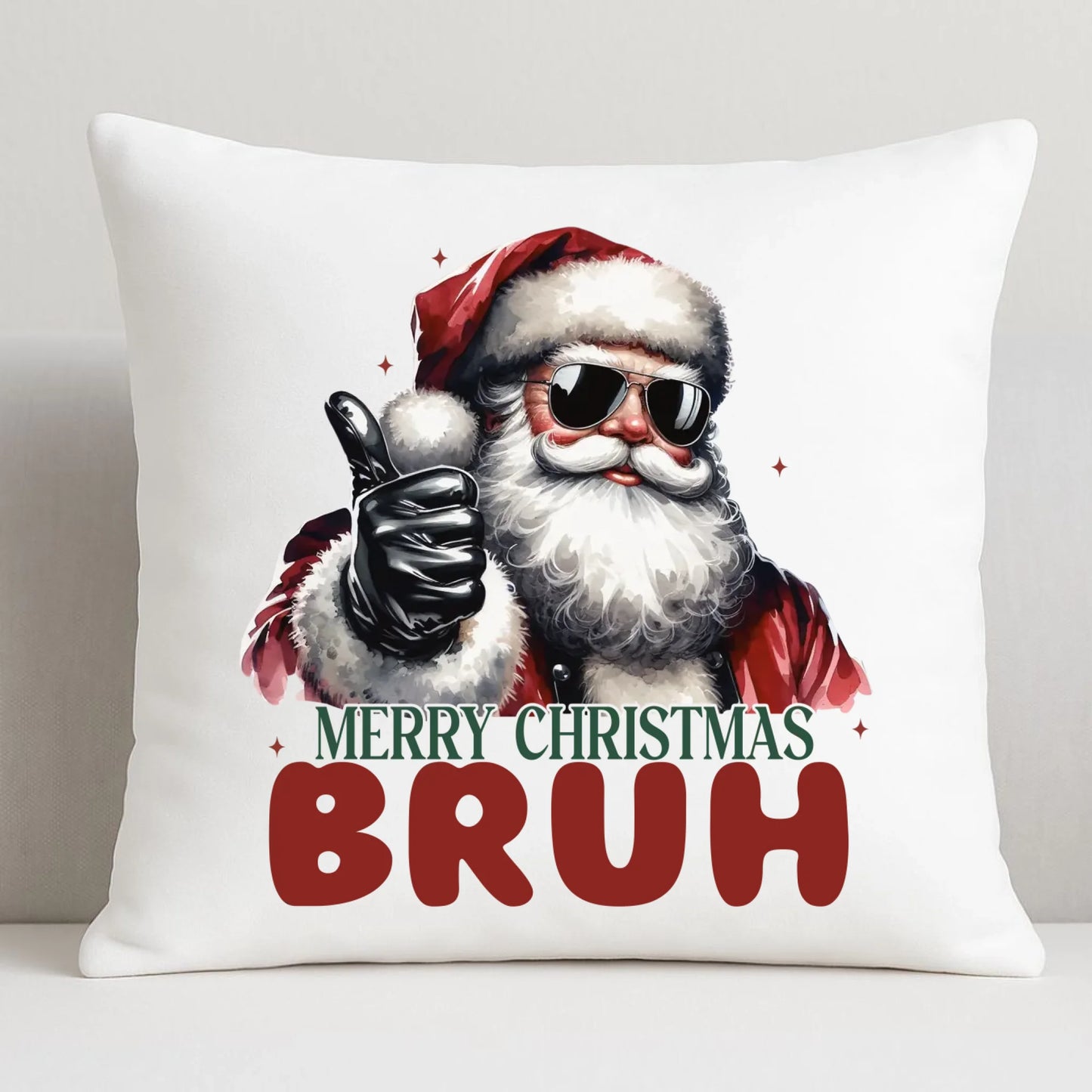 Merry Christmas Bruh | Świąteczna poduszka BN65 - StoryCups.pl