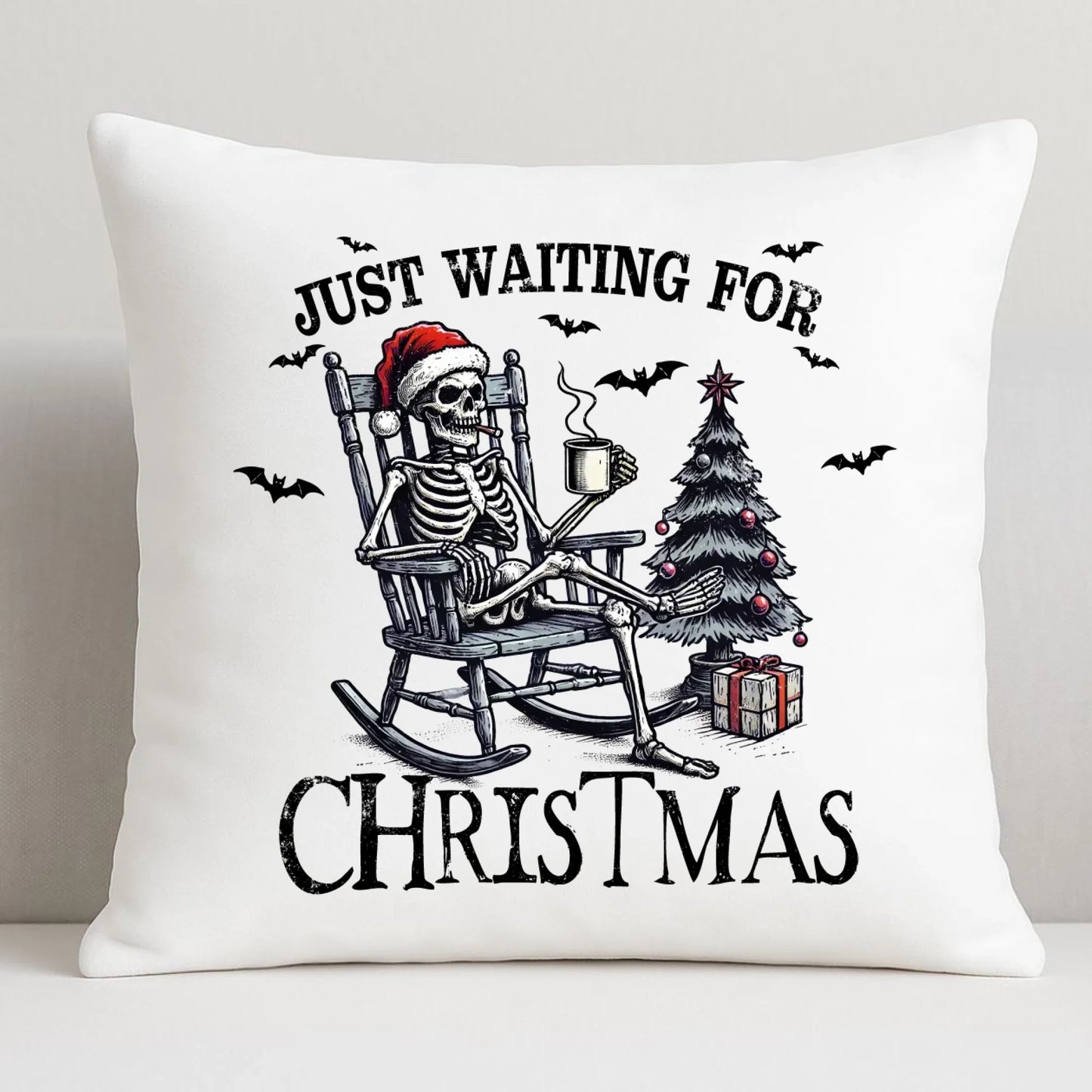 Czekam tylko na święta | Świąteczna poduszka BN56 - StoryCups.pl