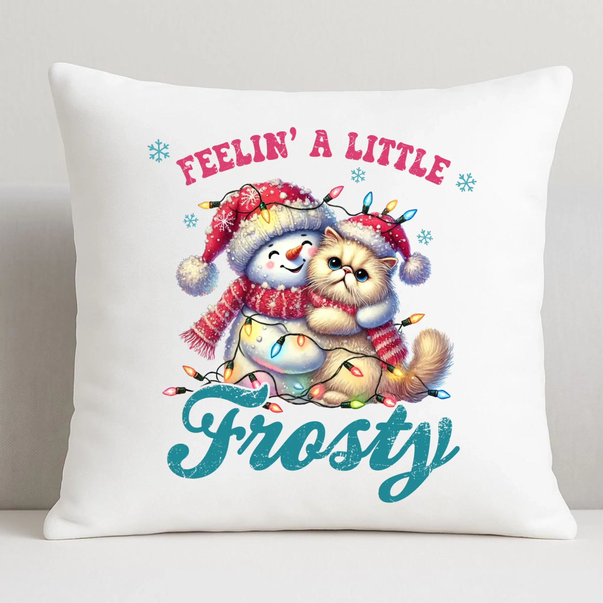 Czuję zimowy nastrój | Świąteczna poduszka BN52 - StoryCups.pl