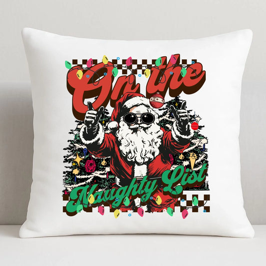Na liście niegrzecznych | Świąteczna poduszka BN50 - StoryCups.pl