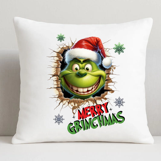 Merry Grinchmas | Świąteczna poduszka BN113 - StoryCups.pl