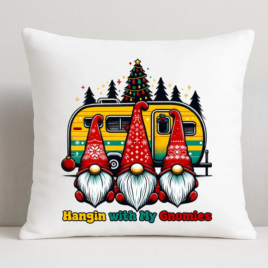 Święta z gnomami | Świąteczna poduszka BN41 - StoryCups.pl