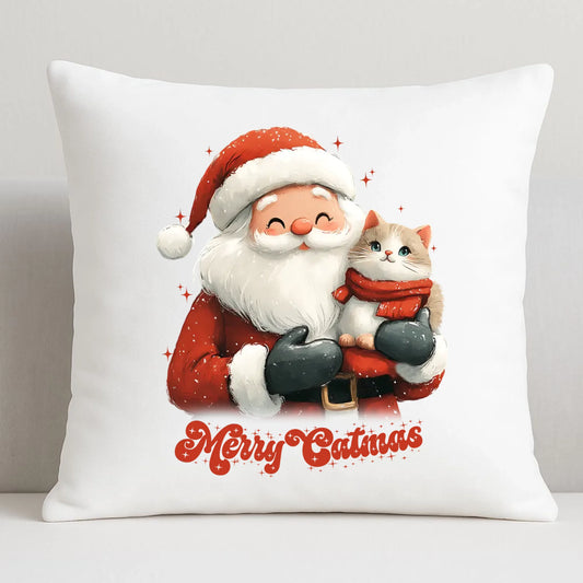 Merry Catmas | Świąteczna poduszka BN38 - StoryCups.pl