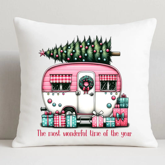 Kempingowe Święta | Świąteczna poduszka BN40