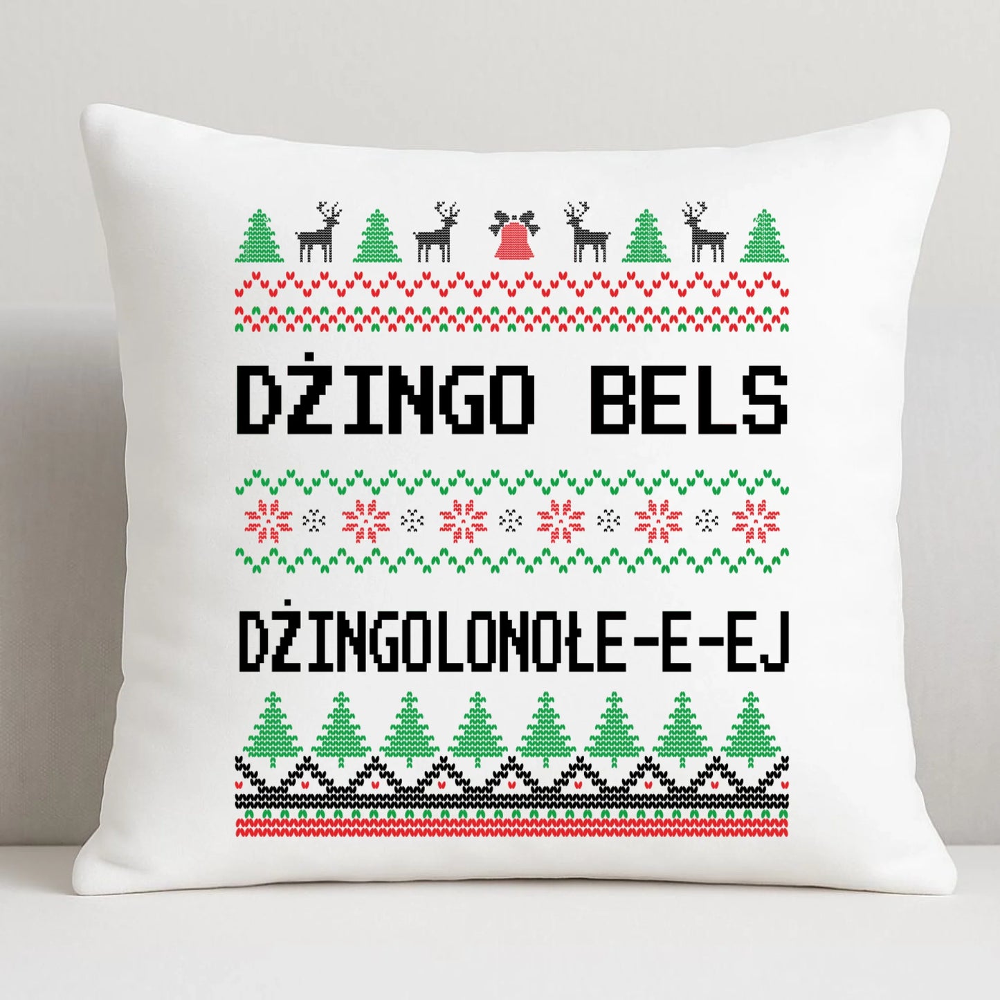 Dżingo bels | Świąteczna poduszka BN11 - StoryCups.pl