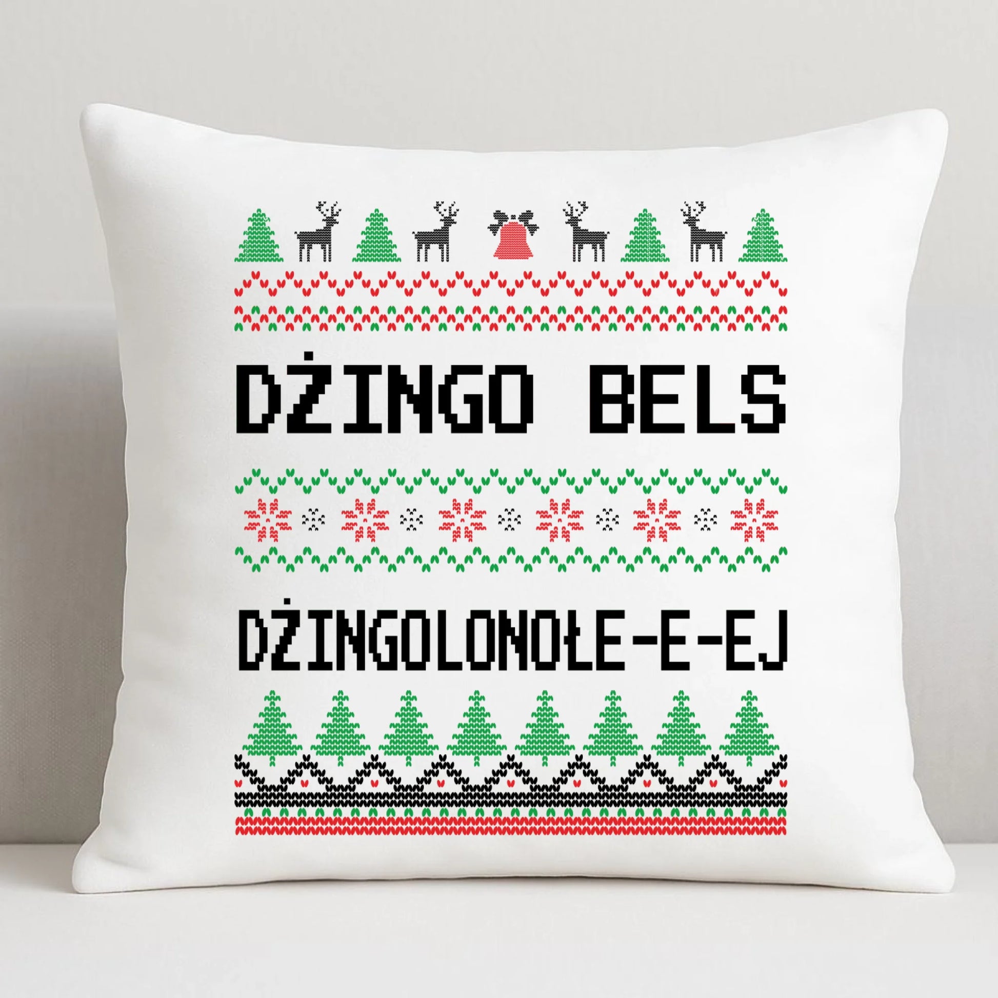 Dżingo bels | Świąteczna poduszka BN11 - StoryCups.pl