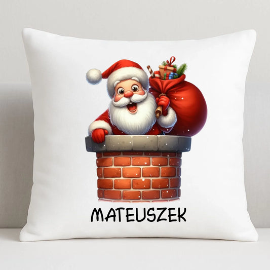 Mikołaj | Spersonalizowana poduszka świąteczna BN07 - StoryCups.pl