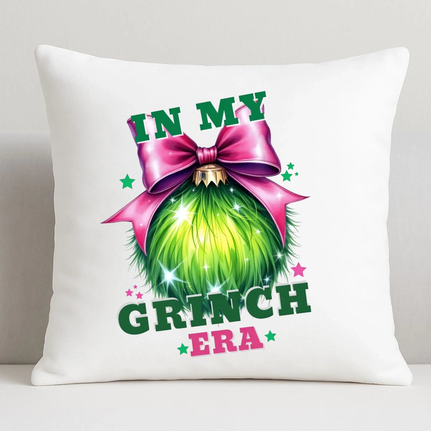 In my Grinch era | Poduszka świąteczna BN26