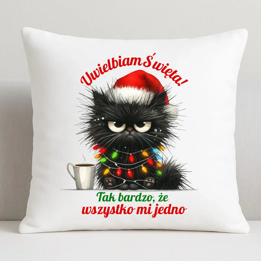 Wszystko mi jedno | Świąteczna poduszka BN35 - StoryCups.pl