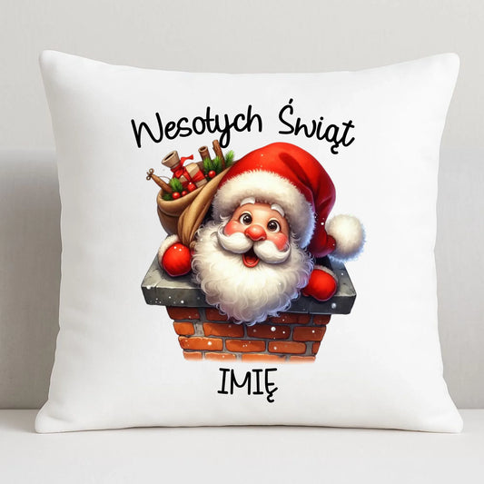 Mikołaj | Świąteczna poduszka z imieniem BN08 - StoryCups.pl