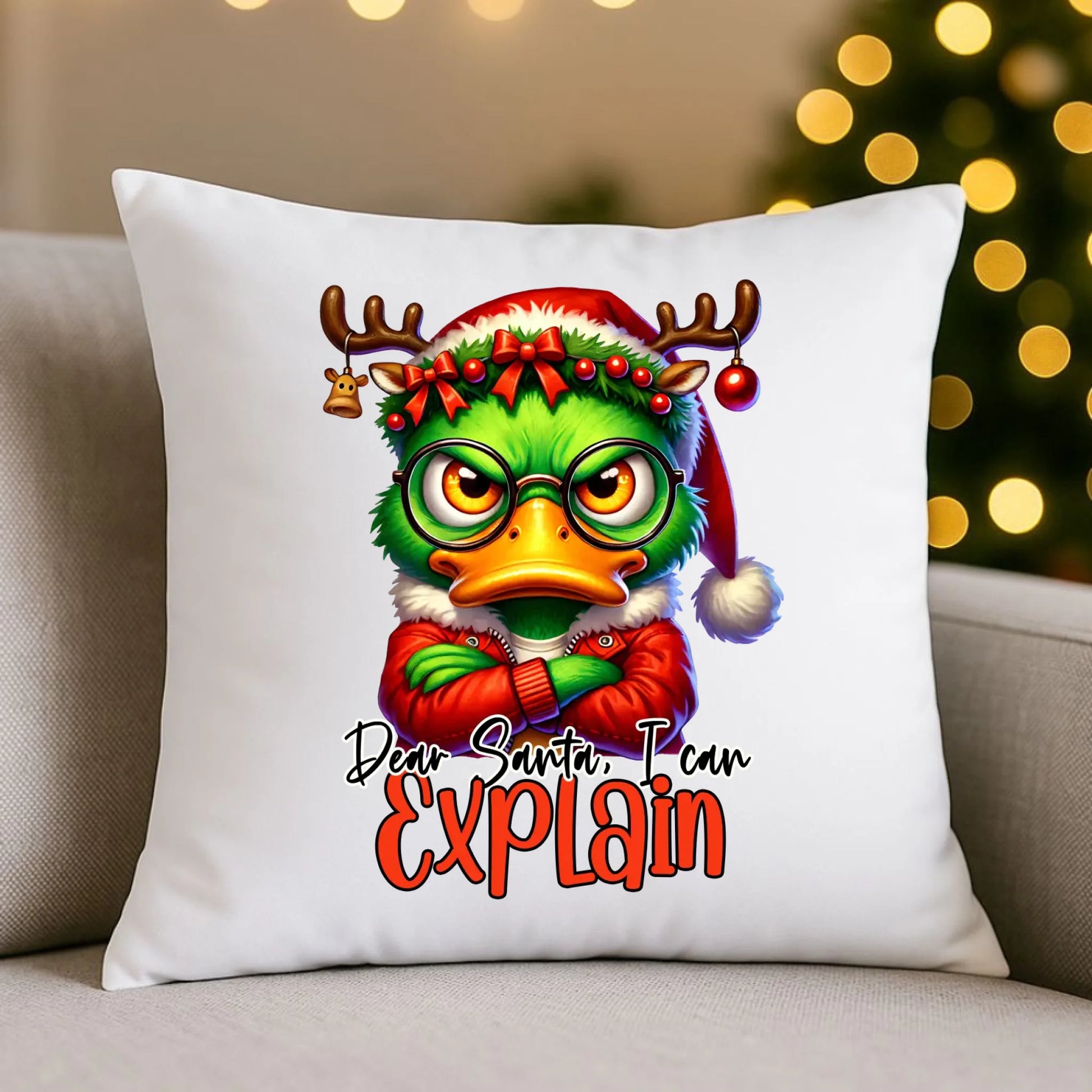 Mogę to wytłumaczyć | Świąteczna poduszka BN77 - StoryCups.pl