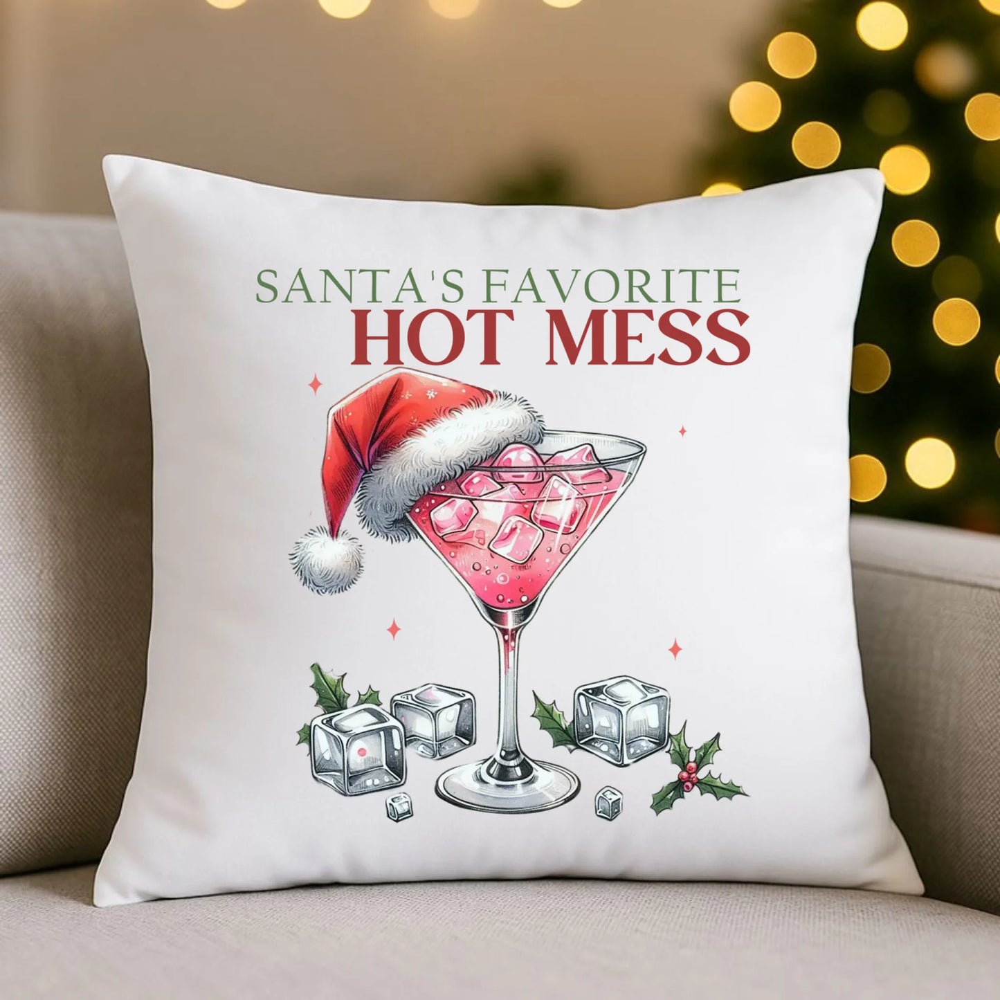 Ulubiony bałagan Mikołaja | Świąteczna poduszka BN75 - StoryCups.pl