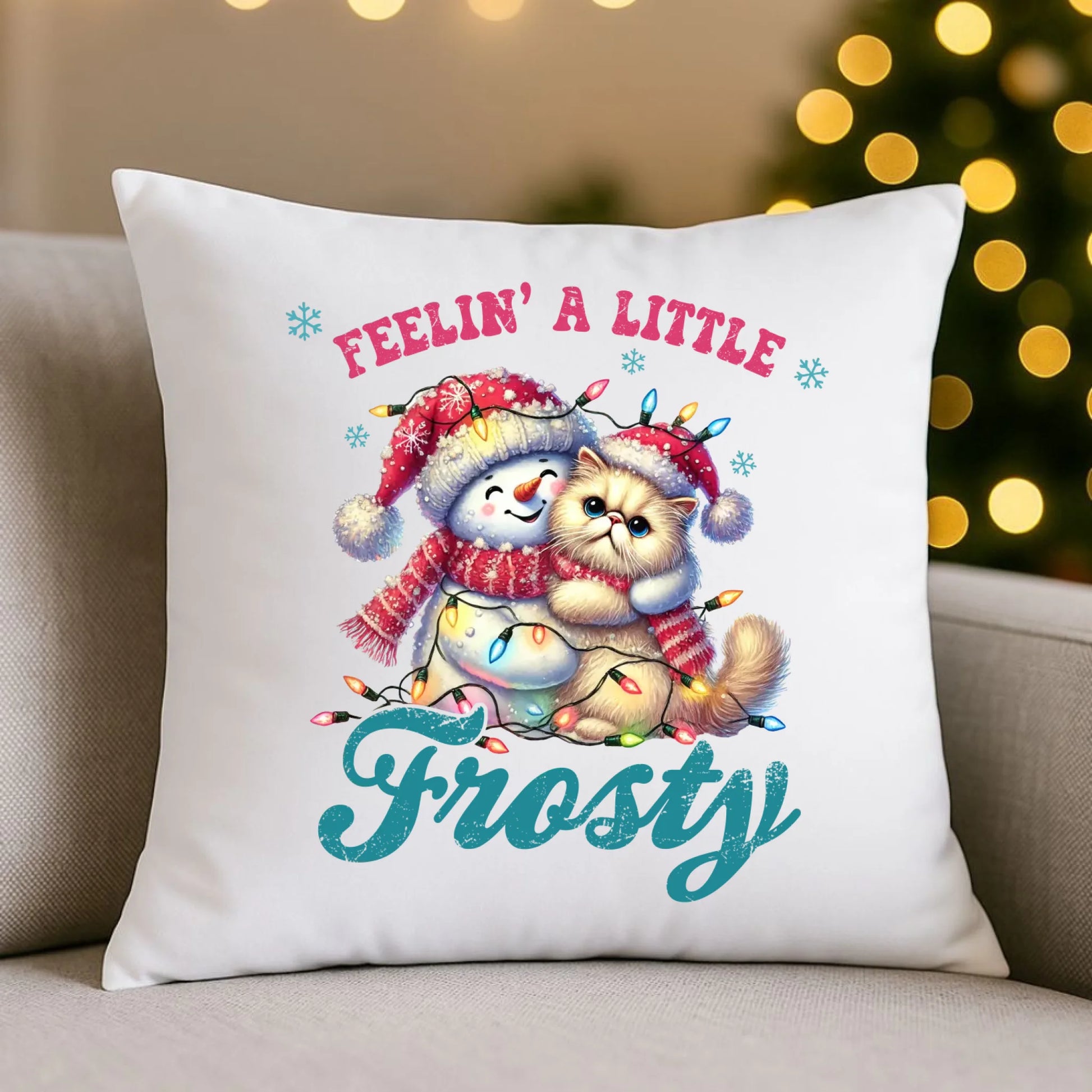 Czuję zimowy nastrój | Świąteczna poduszka BN52 - StoryCups.pl