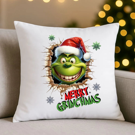 Merry Grinchmas | Świąteczna poduszka BN113 - StoryCups.pl