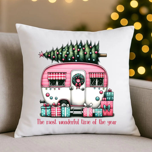 Kempingowe Święta | Świąteczna poduszka BN40