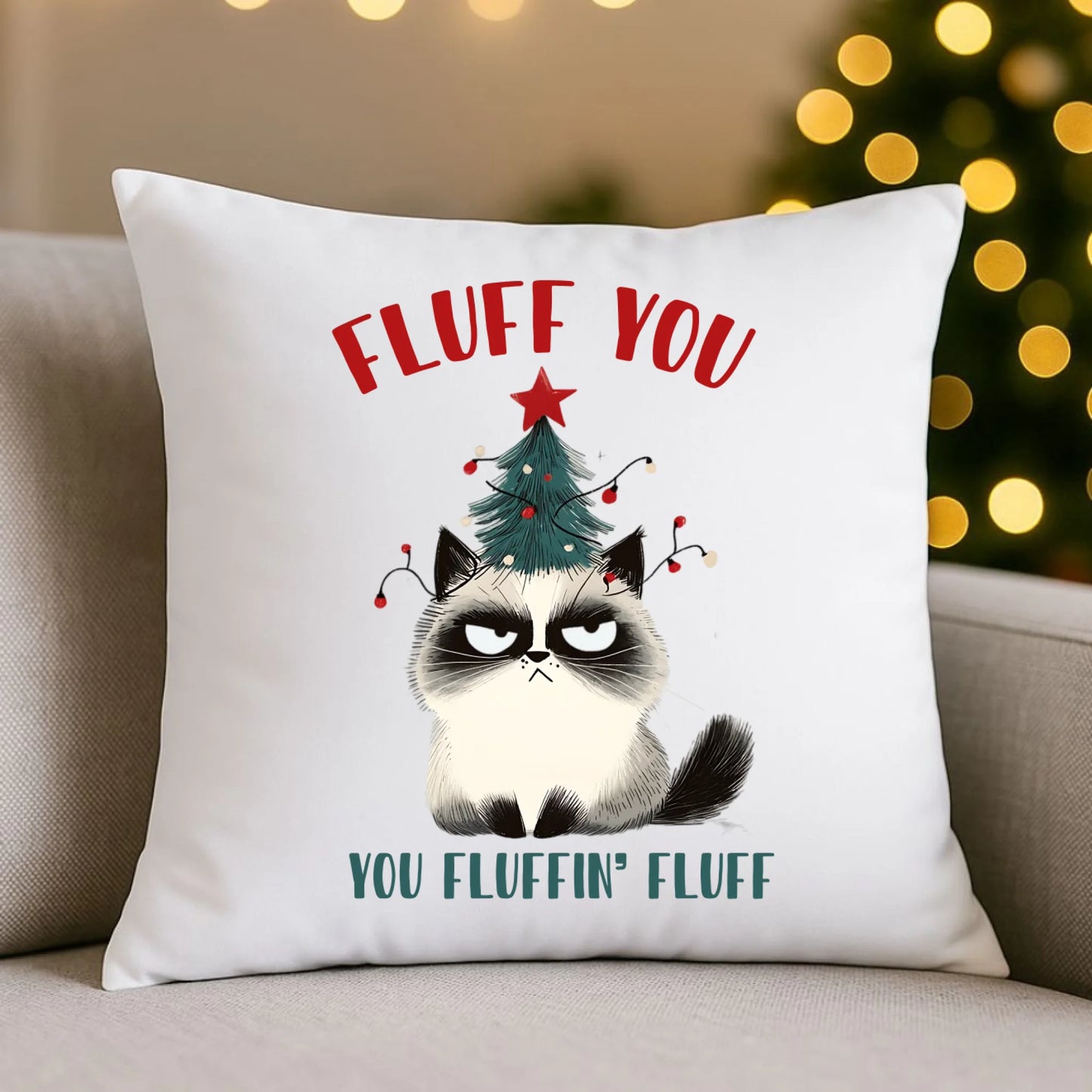 Fluff You | Świąteczna poduszka BN10 - StoryCups.pl