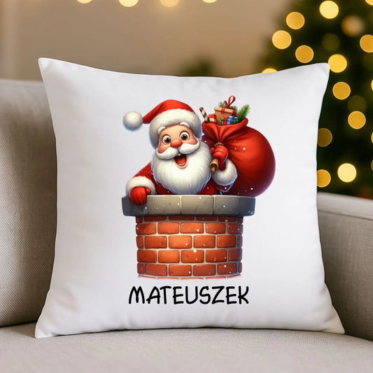 Mikołaj | Spersonalizowana poduszka świąteczna BN07 - StoryCups.pl