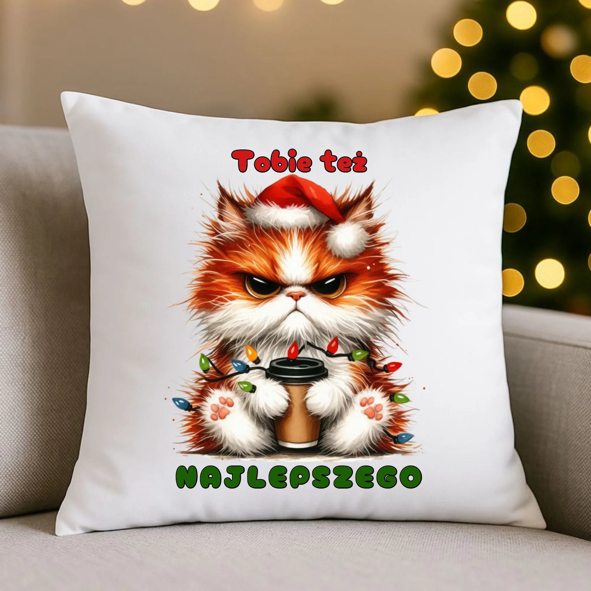 Najlepszego | Świąteczna poduszka BN32 - StoryCups.pl