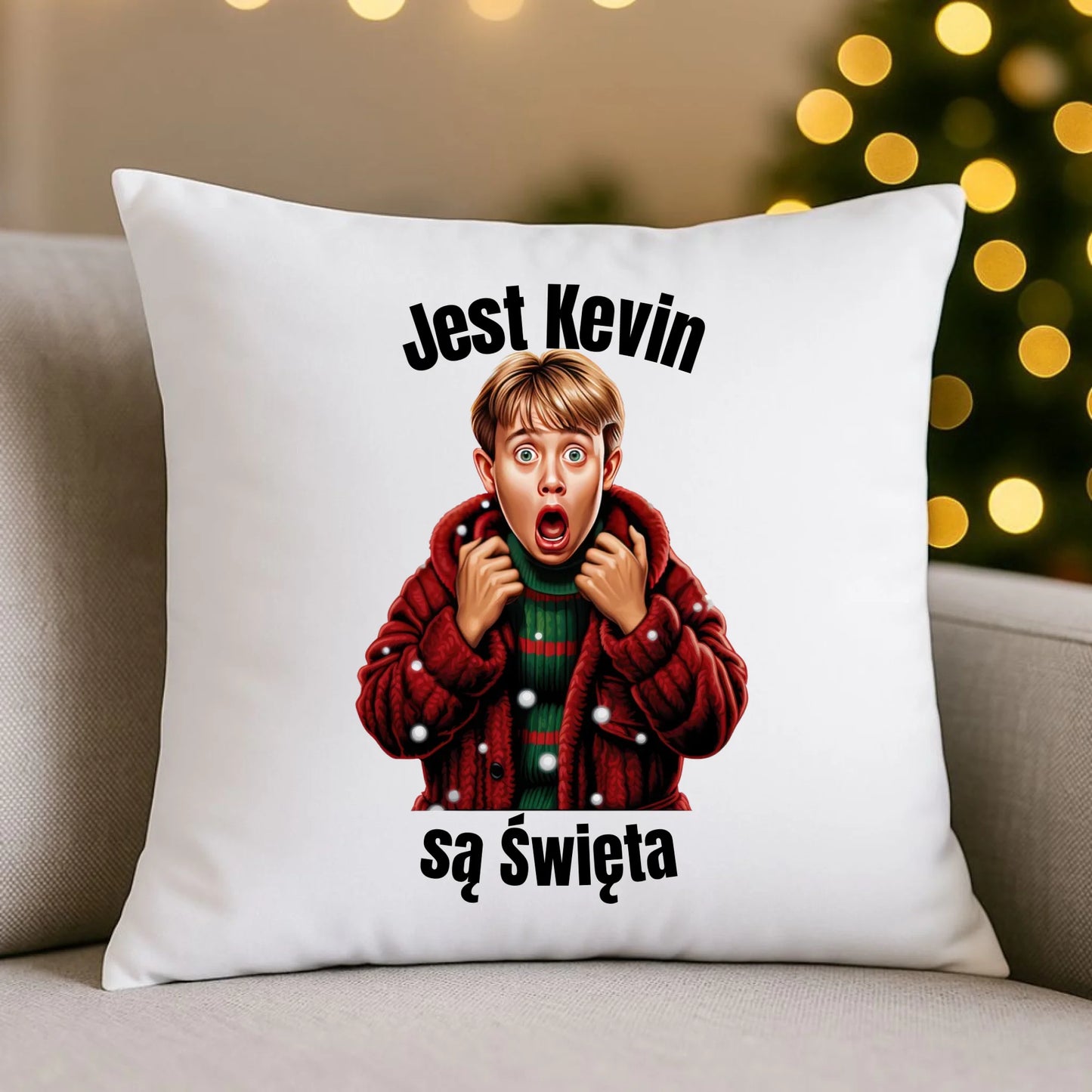 Jest Kevin, są święta | Świąteczna poduszka BN27 - StoryCups.pl