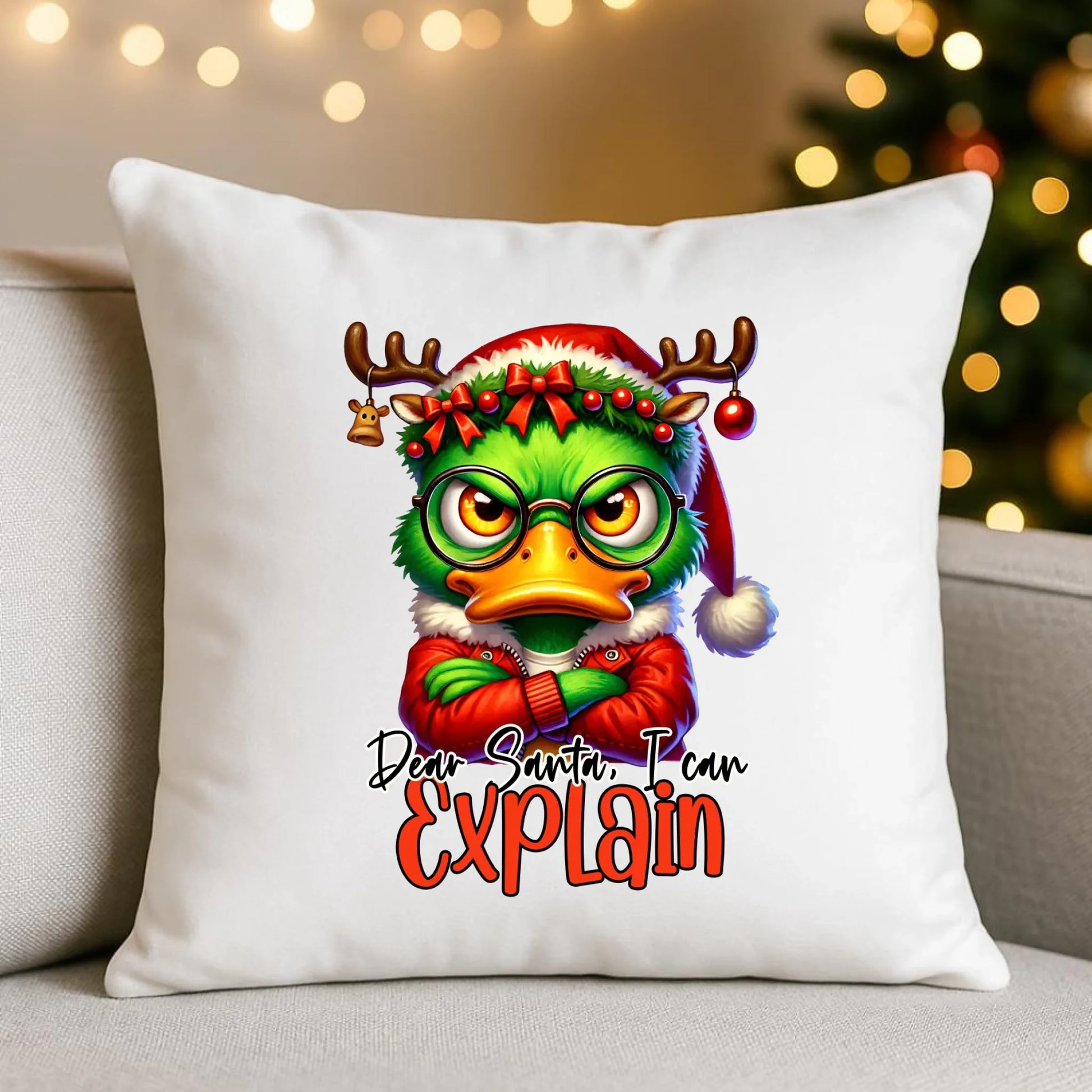 Mogę to wytłumaczyć | Świąteczna poduszka BN77 - StoryCups.pl