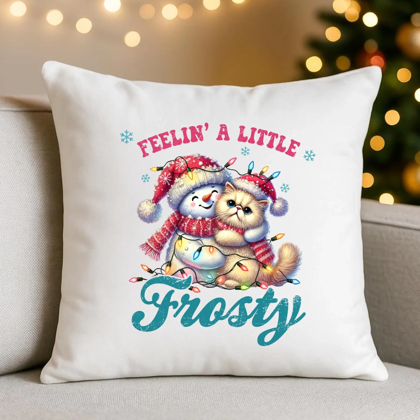 Czuję zimowy nastrój | Świąteczna poduszka BN52 - StoryCups.pl