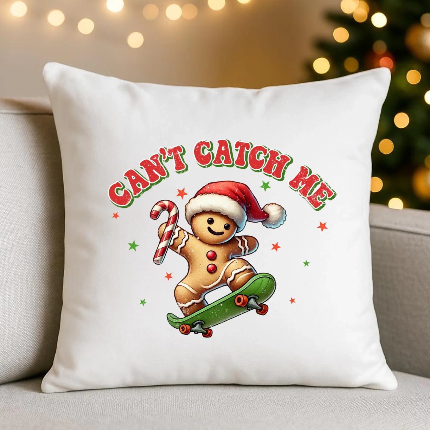 Can't catch me | Świąteczna poduszka BN45 - StoryCups.pl