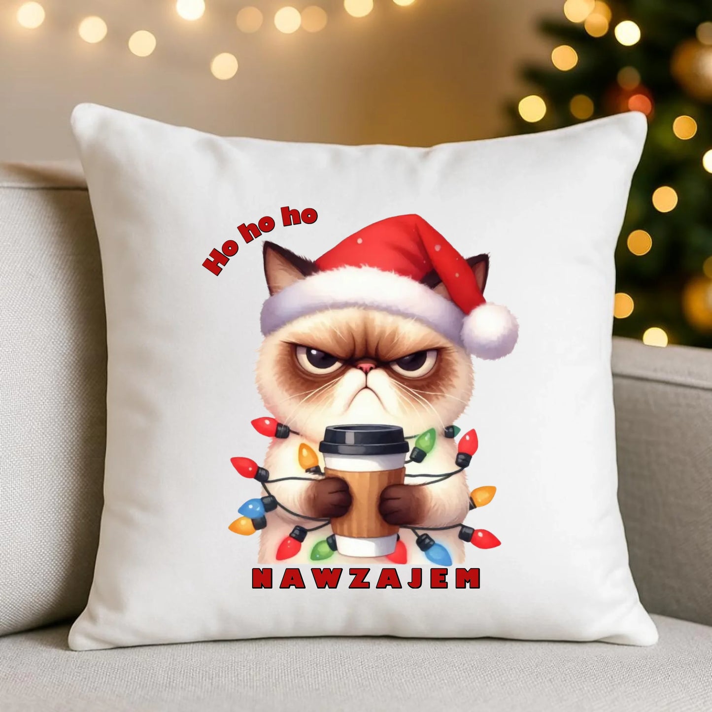Nawzajem | Świąteczna poduszka BN33 - StoryCups.pl